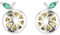 PACKOVE S925 Sterling Silber Entzückende Zitrone Form Dangle Ohrringe Drop Creolen Für Frauen Modische Ohr