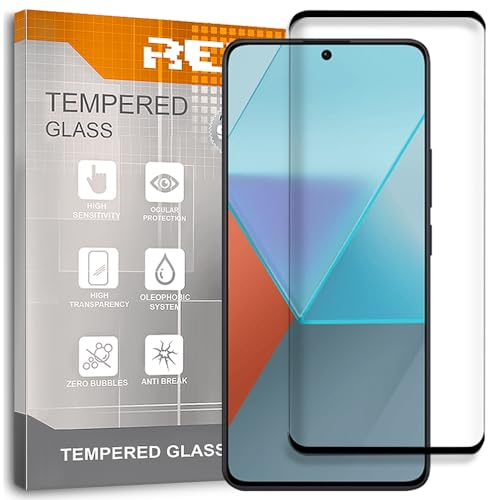 Protector de Pantalla Curvo para XIAOMI REDMI Note 13 Pro+, Negro, Cristal Vidrio Templado Premium, 3D / 4D / 5D, Anti Roturas