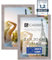 CABBEL Zweierpack (2 Stk.) Bilderrahmen DIN A4 21x30 MDF Holz-Rahmen in Grau/Beton | mit bruchsicherem Plexi-Glas/Modern