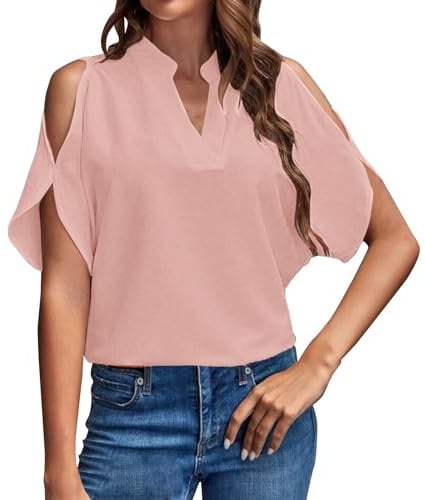 Cocila UK Stock Sale Black Off The Shoulder Top Button Up Shirts for Women Long Tshirts Women UK Black Chiffon Shirts Navy Blue Size 20 Tops Beige Tops for Women UK Warehouse Clearance