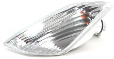 Streetparts24 Blinker Vorne Links Klar E-Geprüft passend für Piaggio Fly 50 100 125 2T 4T (2004-2008)
