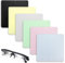 6 Stück Mikrofaser Reinigungstücher, Brillenputztuch für Brillen, 20 x 20cm Brillenputztücher, Brille Antibeschlagtuch, Für Kamera, Handys, Objektiv, Brille, Display
