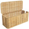 Generisch Rattan-Kabel-Management-Box – Kabelmanagement-System, Kabelbox Organizer für Zuhause und Büro, Beige, ca. 31 x 12,5 x 13 cm