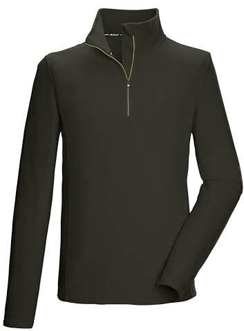 Killtec Herren Ksw 99 Mn FLC Shrt Fleeceshirt mit Stehkragen und Reißverschluss