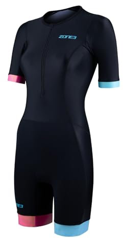 ZONE3 Women's Activate+ Short Sleeve Trisuit Made From 100% Recycled Performance Material