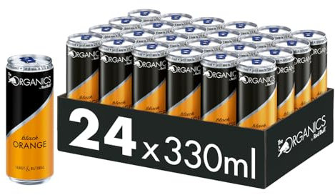 Organics Black Orange by Red Bull 330ml - 24er Palette Dosen - Bio Getränk 100% natürliche Zutaten, EINWEG (24 x 330 ml)