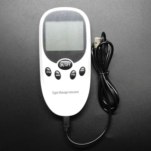 TENS/EMS Gerät Schmerztherapie, 2 Kanäle Reizstromgerät mit 6 Modi & 15 Intensitäten, Muskelstimulator mit 8 Elektroden Pads für Schmerzlinderung & Muskelaufbau