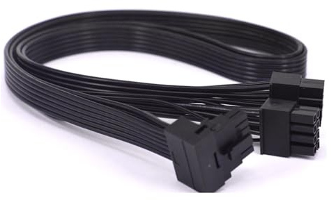 lowmountainswere XPG ATADA - Cable modular 600W 90 grados PCIe 5.0 12VHPWR TY>pe 4 PSU Cable de alimentación 2 8pin a 16pin ATX3.0 Suppport RTX3090Ti RTX4090