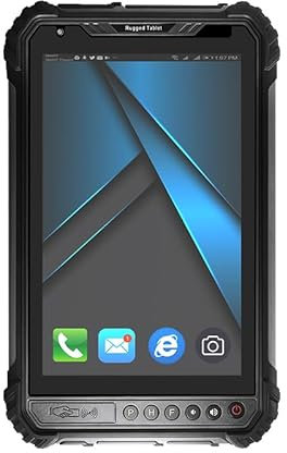 Breloom ST9-A7 Rugged Tablet with UHF RFID, 8 inch Android 13 Industrial Tablet MTK MT6789, 8GB+256GB, IP65 Waterproof, 7800mAh, 4G LTE/WiFi 5/BT 5.0/NFC/GPS (with UHF (3-4M))