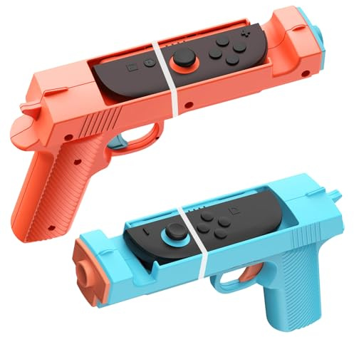 Sehawei Pistola de Tiro para Switch 2 JoyCon Controller, Switch Game Grip Compatible con Splatoon 2/Splatoon 3,Replacement Joycon Gun Controller