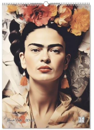 artboxONE Kalender 2026 Bunte Frida Wandkalender A2 2026 Menschen