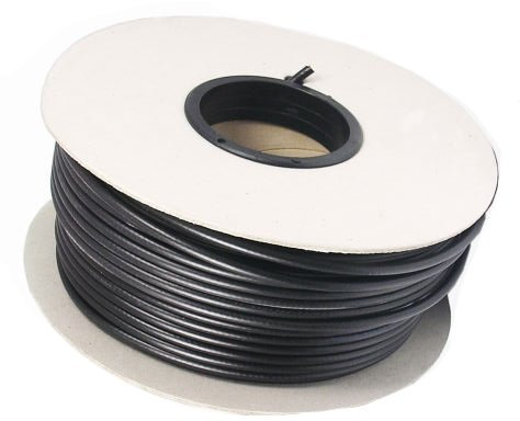 Moonraker - MINI8 (50 OHM) Coax Cable (in black) - 50m Drum