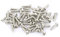 sourcing map 50pcs M3 x 10mm Stainless Steel Cross pan Head Self Tapping Screws Bolts