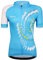 Beory Womens Cycling Jerseys with Short Sleeves,Girls Bike Short Sleeves with Three Pockets(XL Blue)