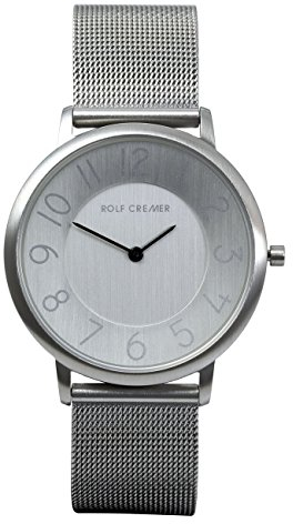 Uhr - Gent - Mesh - silberfarben