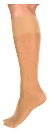 reer 88029 MommyLine, formende und stützende Nylon Schwangerschafts-Stützstrümpfe Größe 35-38, beige