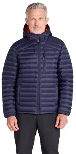 Mountain Warehouse Henry II Daunen-Steppweste für Herren - Leicht, wasserfest, Perfekt für Winter Marine 2X-Large