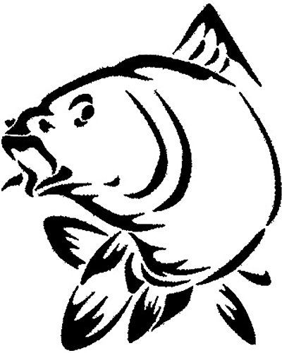 bismarckber Auto-Aufkleber, wasserdicht, zum Karpfenangeln, LKW, Karosseriefenster, Auto-Styling-Aufkleber