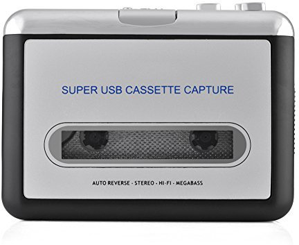YOUTHINK Cassette Player, o Music Player to PC MP3 CD Converter Portable Cassette Player with Headphones No Drivers Required