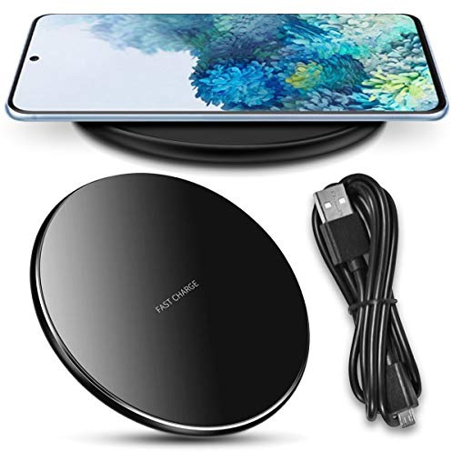 QI Induktive Ladestation 15W kompatibel mit Samsung Galaxy S26 S25 S24 S23 S22 S21 S20 / FE/Plus/Ultra/Edge Kabellos Ladegerät schnelles Laden Wireless Charger