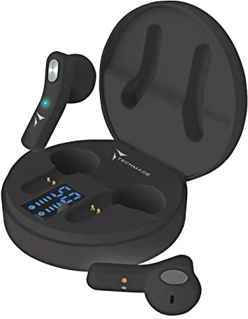TECHMADE AURICOLARI SENZA FILO TOUCH NERO, unica (TM-HP178-BK)