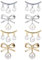 Youery 8 Stück Damen Brosche Pins,Faux Perlen Broschen für Kleidung,Multi-Size Vintage Broschen Sicherheitsnadeln Schmucknadel,elegante Perle Strickjacke Kragen Brosche Clips für Hosen Kleid Rock