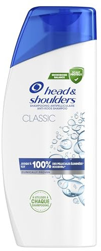 Head & Shoulders Classic Shampoing Antipelliculaire 95ml, Usage Quotidien, Jusqu'à 100% des Pellicules Éliminées, Cliniquement Prouvé, tous Types de Cheveux et de Cuir Chevelu