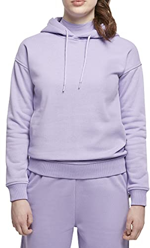 Urban Classics Damen Kapuzenpullover Ladies Organic Hoody Lavender L