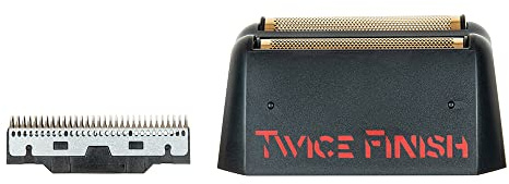 Kiepe Ersatzscherkopf Modell 651, Passend für Twice Finish Rasierer Modell 6510, Gold-Titan-Folien, Original Ersatzteil