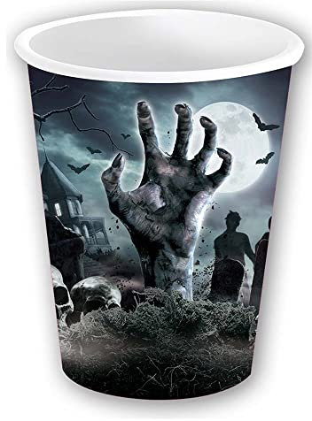 FIESTAS GUIRCA Pack 6 Vasos Zombie