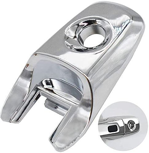 Rldym Chrome Exterior Door Handle Lock Cylinder Cover, BA1Z-78218A14-A for Ford Explorer 2011-2019, Plastic, 1.0 count, 12 Handles, Easy to Install