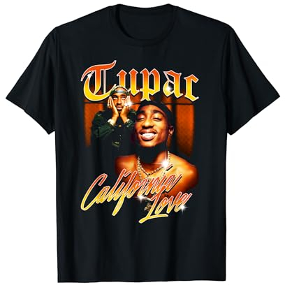 Offizielles Tupac Love Vintage California T-Shirt