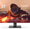 KOORUI Monitor da 27 Pollici con Altoparlanti Integrati, 100Hz, Schermo 1080p, Senza Cornice, HDMI, Inclinabile, Protezione per gli Occhi, Montaggio a Parete VESA Nero…