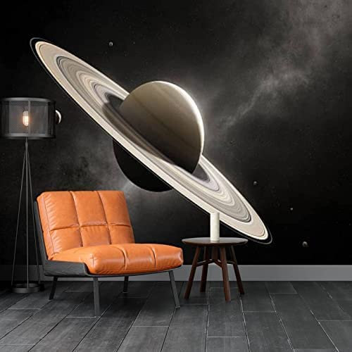 COJIC Photo Wallpaper Galaxy Space Planet Wallpaper Mural Picture Photo Murals Wallpaper Mural Wallpaper 3D Wallpaper Paste Living Room The Wall for Bedroom Mural Border - 300 (W) x 210 (H) cm