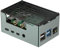 InnoMaker Aluminiumgehäuse für Raspberry Pi 4 mit 3510 PWM Lüfter, passiver Kühlkörper, Gehäuse aus Aluminiumlegierung, geeignet für DAC/DAC PRO/AMP/AMP PRO/RS485 & CAN Hat und die meisten Raspberry