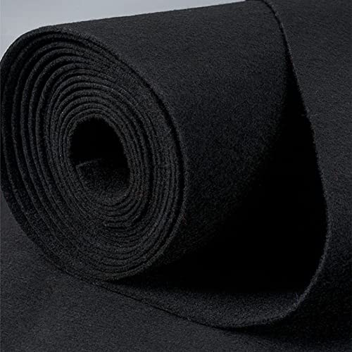 Hochzeits-Teppichläufer, Schwarze Gangläufer-Teppiche, rutschfeste Braut-Flurteppiche, Roll-Laufsteg-Teppich, Teppichmatte für Kirche, Hochzeit, Abschlussball im Freien, Dicke 2 mm, schneid