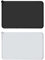 Lot de 2 tapis de gamelle pour chien et chat - En silicone imperméable et antidérapant - Pour chien et chat - 48 x 30 cm - Noir et gris
