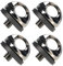LEEQ Kamera Befestigungsschraube 1/4 Zoll - Adapter-Schraube für Kameragurt D-Ring 1/4 Zoll Schraube für Tragegurt, Qr-Platte, Kamera Zubehör für Stativ, Tripod, Schraubadapter(4pcs)