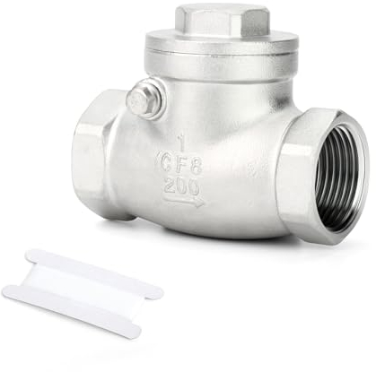 ERGAOBOY 1 BSP 304 Edelstahl Rückschlagventil, Innengewinde x Innengewinde, Rückflussverhinderung