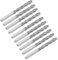 10 Stück Hartmetall CNC 4 Flöten-Spiralbohrer Schaftfräser 3,175 X 22 Mm Zum Fräsen von Legierten Stählen, Gehärtetem Stahl und Metall