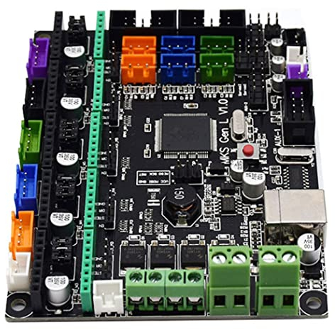 3D-Drucker-Steuerplatine MKS Gen-L v1.0 32-Bit-Mainboard-Motherboard mit USB-Kabel, 3D-Druckersteuerplatte