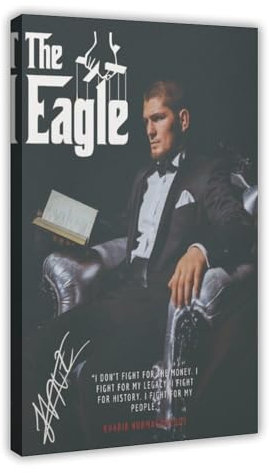 bacrhjlb Khabib Nurmagomedov, Poster, Leinwand, Poster, Schlafzimmer, Dekoration, Landschaft, Büro, Raumdekoration, Geschenk, 40 x 60 cm