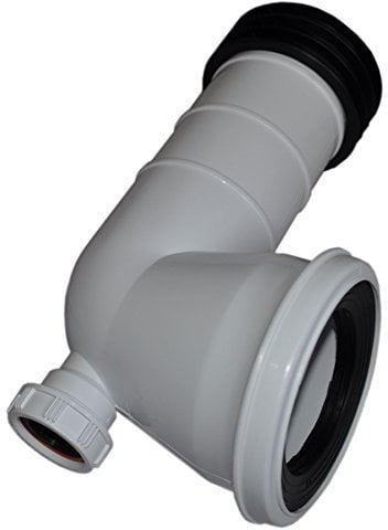 90 Degree Bent Toilet Pan Connector & 32mm Boss (Internal Drainage & Waste/Flexible/Pan Connector)