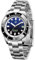 WISHDOIT Herrenuhr 15ATM Taucheruhr NH35 Uhrwerk Automatische Mechanische Armbanduhr Härte Saphirglas Bequemes Edelstahlband Super Leuchtende Uhr für Männer Blau, Blau, Modern