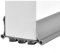 Bande d'isolation phonique en PVC lavable + feutre pour salle de bain, chambre à coucher, plusieurs couleurs (gris)