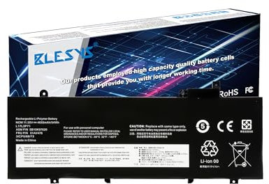 BLESYS L17L3P71 01AV478 Batteria per Lenovo ThinkPad T480S 20L7 20L8 Serie Notebook 01AV479 01AV480 L17M3P71 L17S3P71 L17M3P72 SB10K97620 SB10K97621 SB10K97622 11.55V 4650mAh