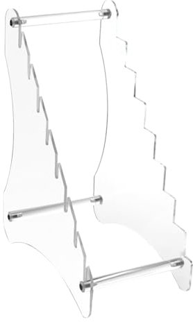 Porte-couteaux Support de rangement pour couteaux,Présentoir pour couteaux | Présentoir en acrylique présentoir de bureau,Vitrine de collection, support de rangement à plusieurs niveaux pour couteaux