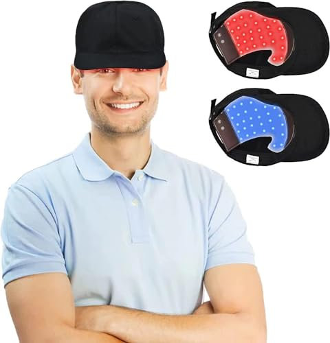 Rotlicht Therapie Kappe gegen Haarausfall – Haarwuchsfördernde Mütze für Männer & Frauen, Stärkt Haarwurzeln, Lindert Müdigkeit, Kopfhautpflege & Tiefenpflege