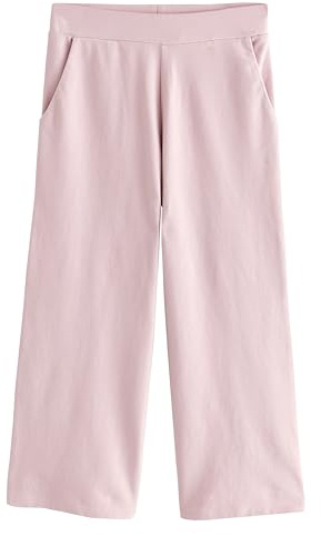 NEXT Mädchen Jersey-Hose mit weitem Bein Rosa 152