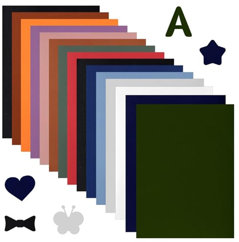 15pcs Clothing Repair Patches, 20x14.5cm/7.87x5.71in Waterproof Nylon Self Adhesive Fabric Patches Jackets Repair Pads for Down Jacket Puffer Coats Outerwear Clothing Pants Bags Tent (14 Colors)